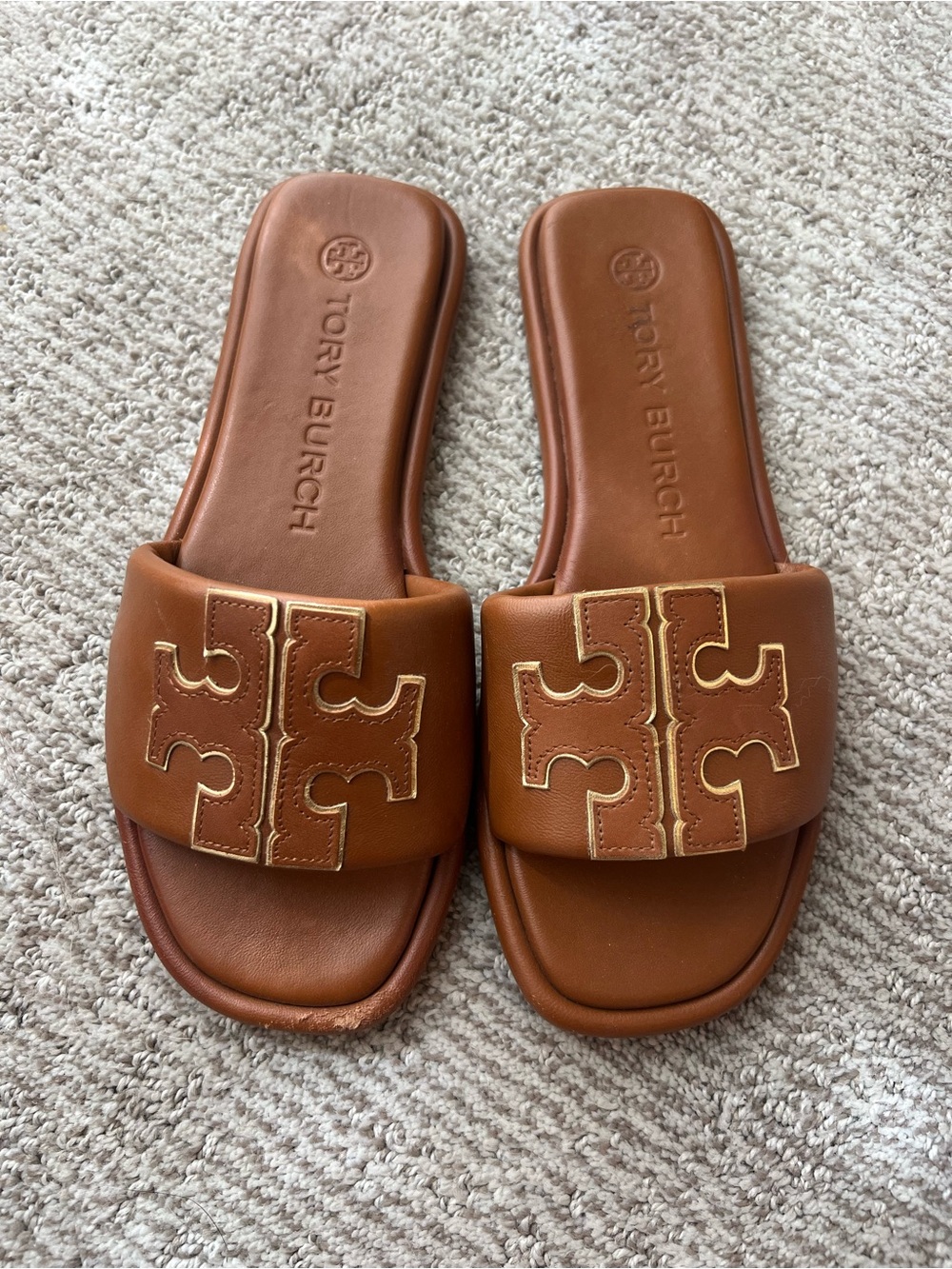 Tory Burch Double T Sport Slide Sandals